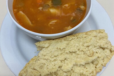 Minestrone Soup and Home Made Damper.jpg